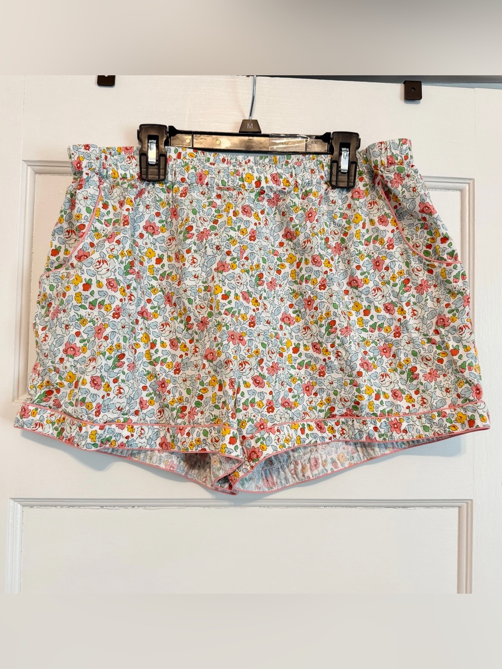 Lake x Liberty of London Women XL Floral Pajama Lounge Shorts NWOT Cotton